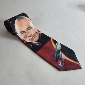 Vintage 1994 Captain Jean-Luc Picard Star Trek Neck Tie